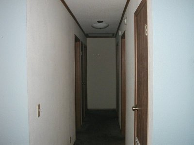 Hallway to the bedrooms, bathrooms, etc