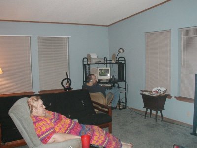 Left side of the living room