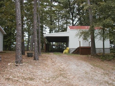 Shop's driveway