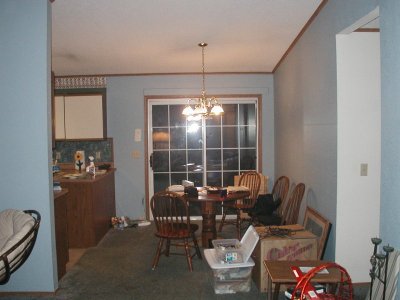 Facing the dining